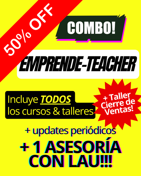 Combo EMPRENDE-TEACHER!!!
