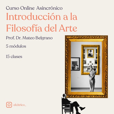 Curso Introducción a la Filosofía del Arte