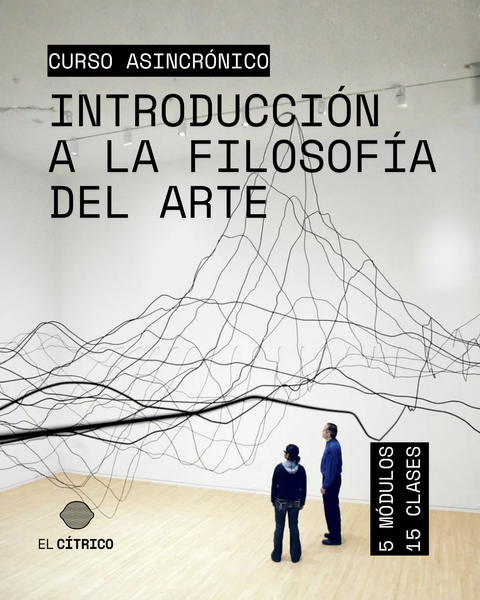 Curso Introducción a la Filosofía del Arte