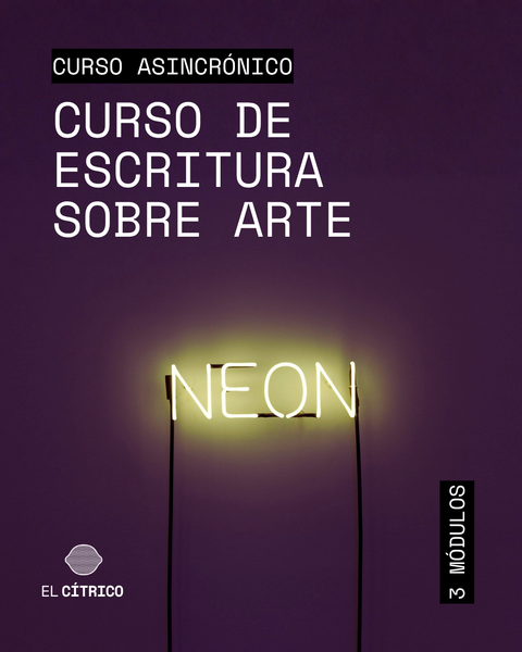 Curso de Escritura sobre Arte