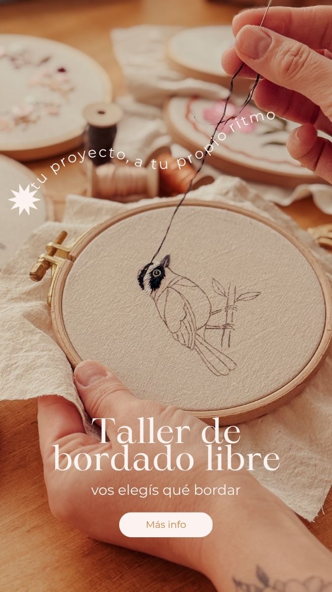 talleres de bordado presenciales