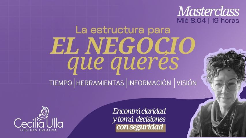 La estructura para el negocio que querés