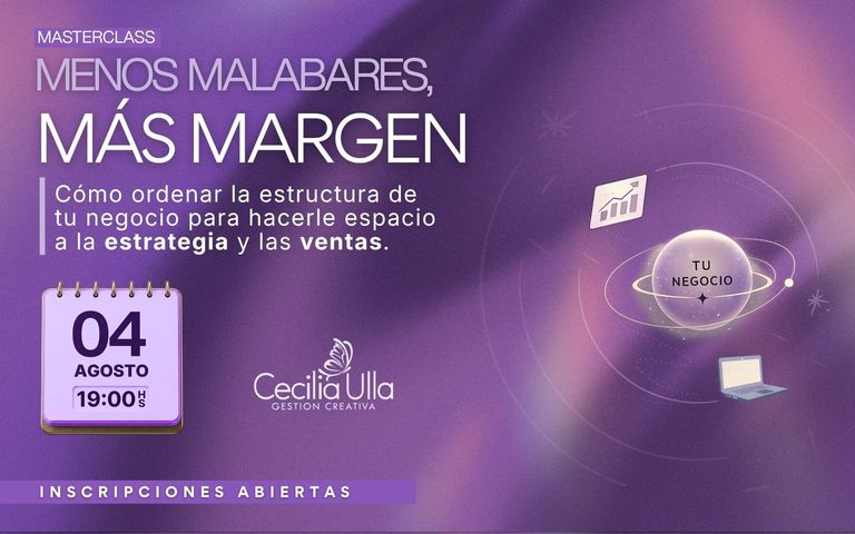 Menos malabares, Más margen