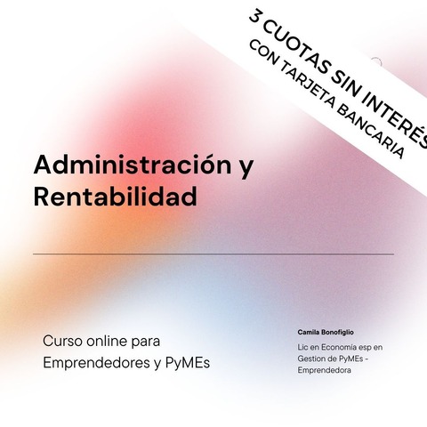 Administrá y conocé las ganancias de tu negocio!