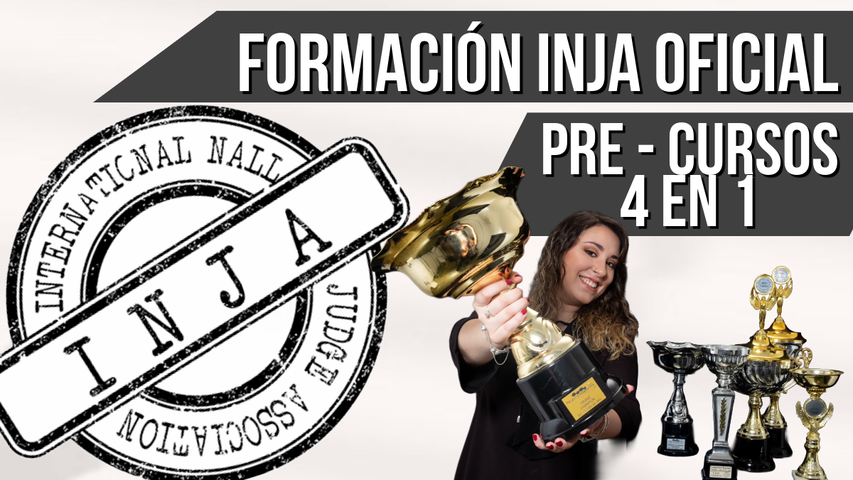 INJA pre-cursos CERTIFICACIÓN OFICIAL Online (4 en 1) 