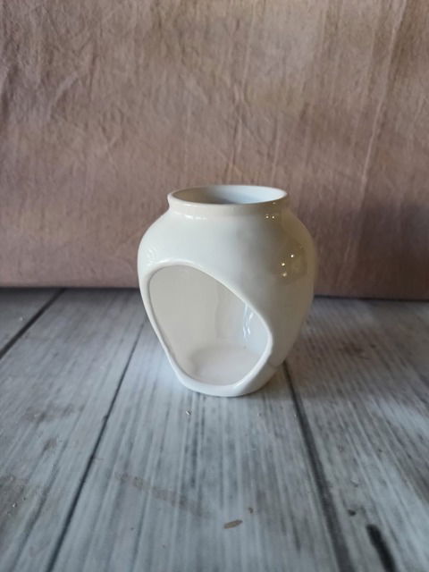 Hornito ceramico blanco