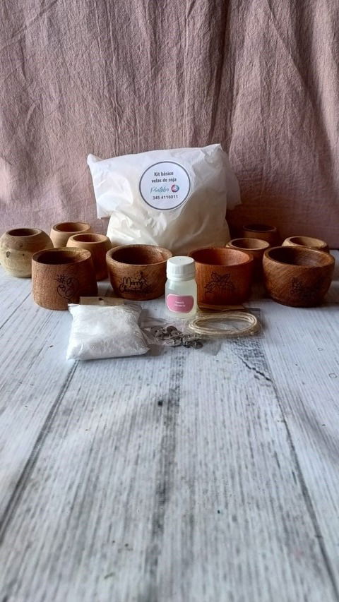 Kit velas de soja especial navidad