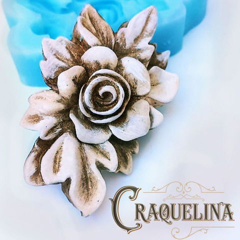 Molde de Craquelina - Rosa chica 