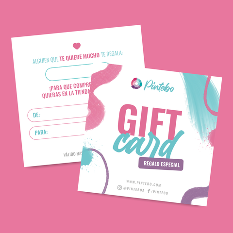 Gift card premium (tarjeta de regalo especial)