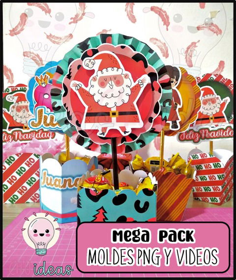 CENTROS DE MESA MEGA PACK MOLDES/VIDEOS 