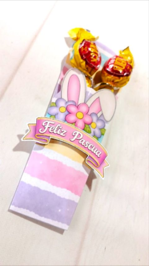 Porta Golosinas 1 hoja Pascuas