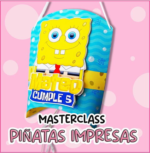 MASTERCLASS PIÑATA IMPRESA EN HOJAS A4 (incluye también moldes para a3)