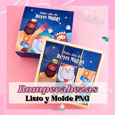 JUEGO ROMPECABEZA REYES MAGOS LISTO PARA IMPRIMIR + PNG + video