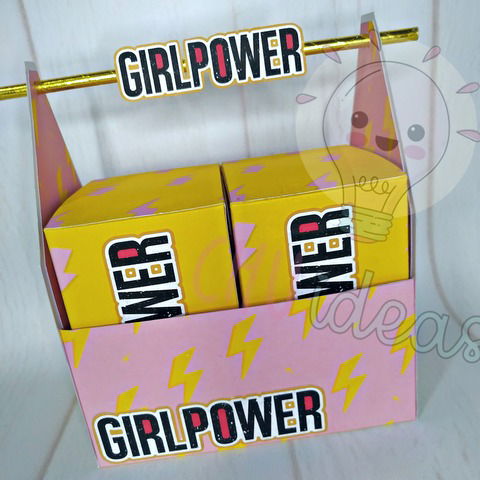 PACK BANDEJA SORBETE MOLDES + CAJAS - Regalo diseño Girl Power + Video