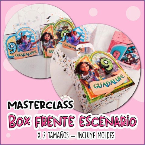  MASTERCLASS BOX FRENTE ESCENARIO X2 TAMAÑOS VIDEOS + MOLDES PNG