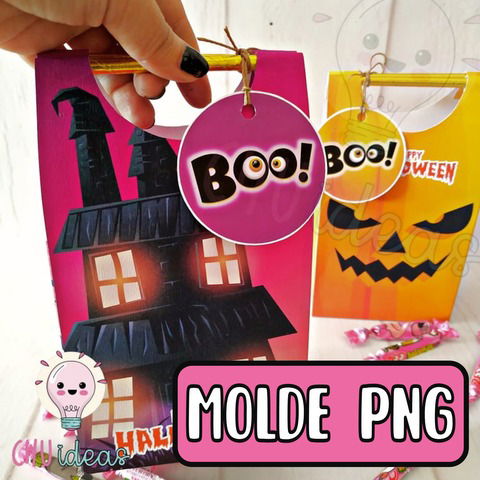 BOX SORBETE NUEVO MODELO MOLDE PNG Y HALLOWEEN