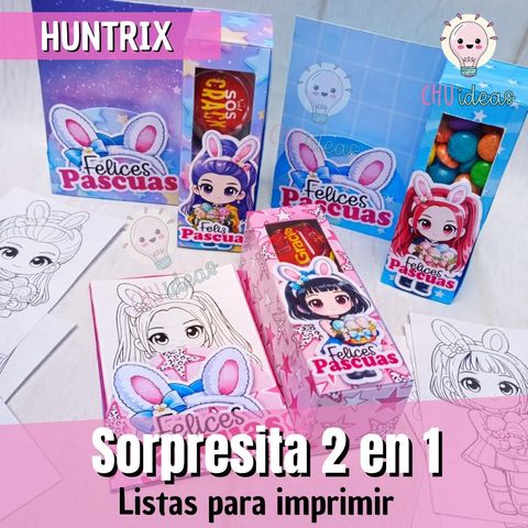 Sorpresitas Pascuas 2 en 1 Huntrix 