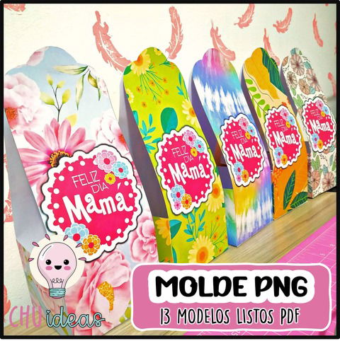 PORTAOBJETOS MOLDE PNG + 13 LISTOS PDF