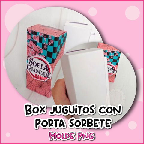 Box juguito 200ml Molde Png