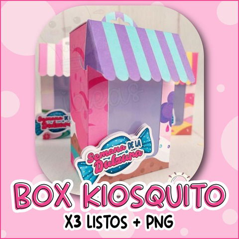 BOX KIOSQUITO X3 + MOLDES PNG