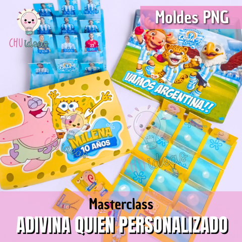 MASTERCLASS ADIVINA QUIEN  PERSONALIZADO
