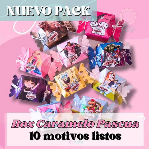 Pack caramelos de pascuas x 10 listas para imprimir