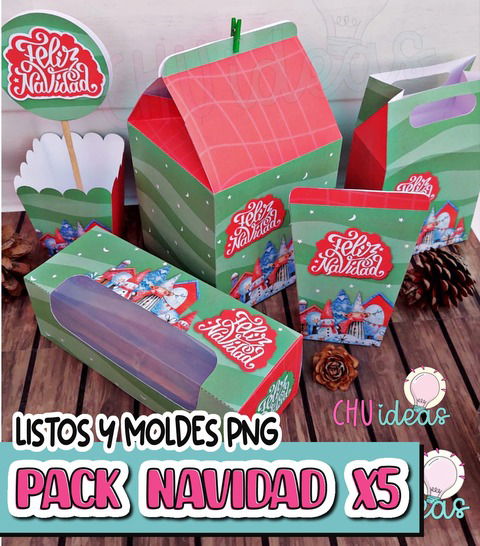 MEGA PACK NAVIDAD MOLDES PNG Y LISTOS PARA IMPRIMIR.