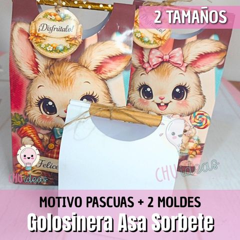 Golosinera Asas Sorbete 2 tamaños + Pascuas