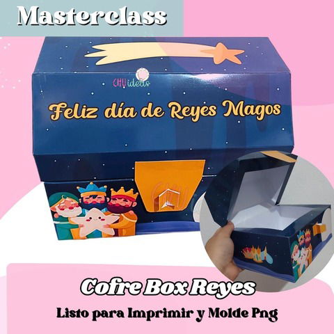 Cofre Box molde Png + lista Reyes