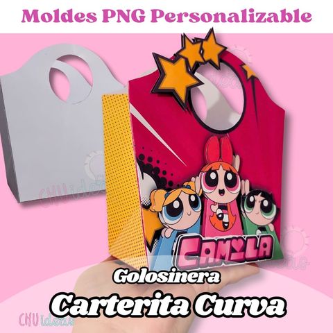 CARTERITA CURVA GOLOSINERA MOLDE PNG