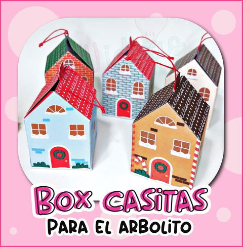 CASAS Adornitos Box para el arbolito de navidad