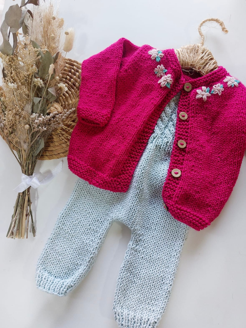 Conjunto Saco + zapatitos + jardinero
