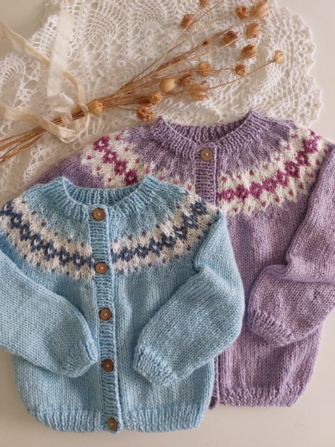 GUIA CARDIGAN NIÑO