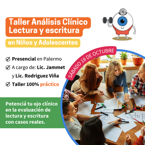 Taller Presencial de análisis clínico lectura y escritura