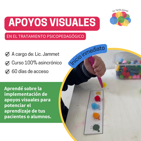 Apoyos visuales en el tratamiento psicopedagógico