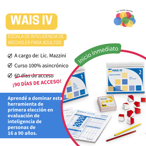 WAIS IV: Escala de Inteligencia de Wechsler para adultos 