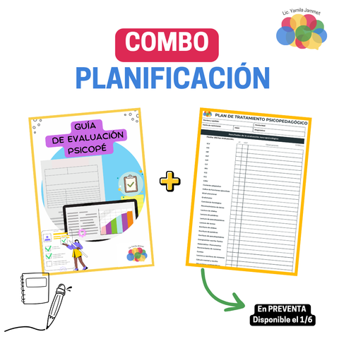 COMBO PLANIFICACIÓN PSICOPÉ
