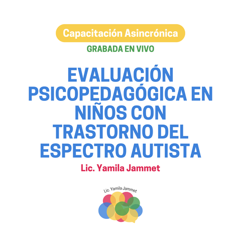 Evaluación Psicopedagógica en Niños con Trastorno del Espectro Autista