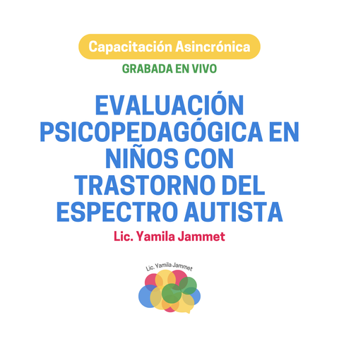 Evaluación Psicopedagógica en Niños con Trastorno del Espectro Autista