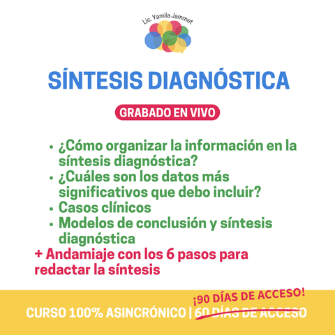 Síntesis diagnóstica en el informe