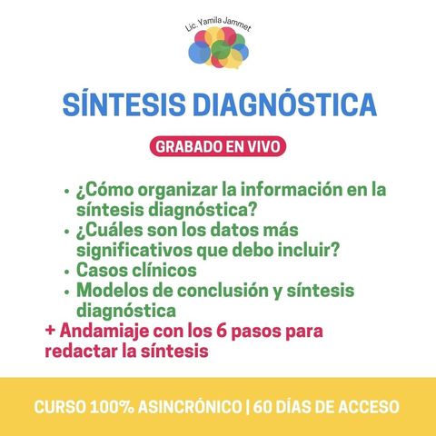 Síntesis diagnóstica en el informe