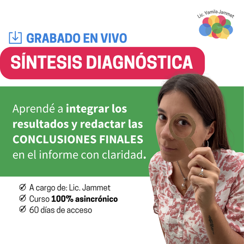 Síntesis diagnóstica en el informe