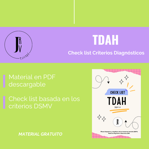 TDAH Check list criterios DSMV