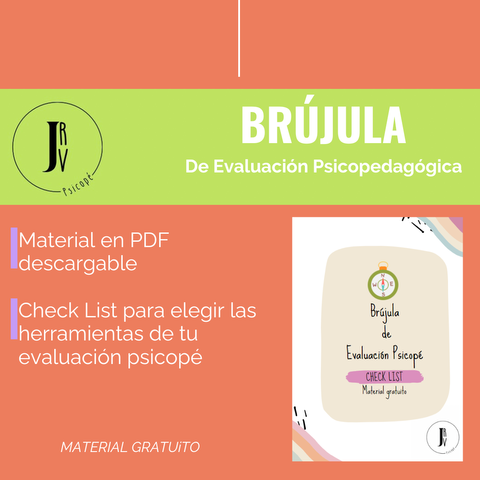 Brújula para el diseño de Evaluación Psicopé. Check list