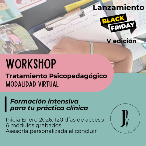 WORKSHOP Tratamiento Psicopedagógico. Modalidad Virtual