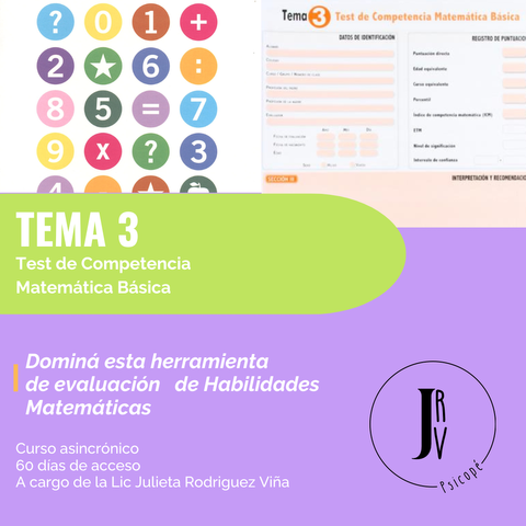 TEMA 3 Test de competencia matemática básica