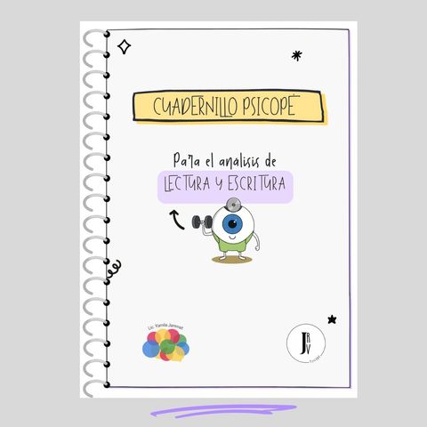 Cuadernillo psicopé: análisis de lectura y escritura