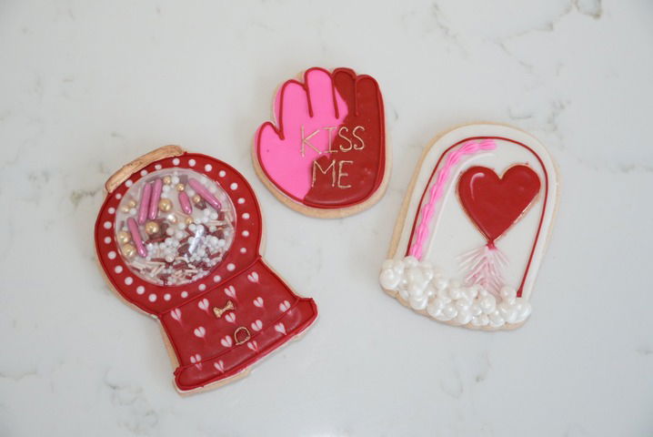 Galletas temática San Valentín