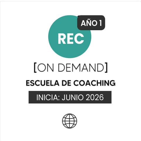 Matrícula Escuela de Coaching | ON DEMAND JUNIO 2026 - AÑO 1