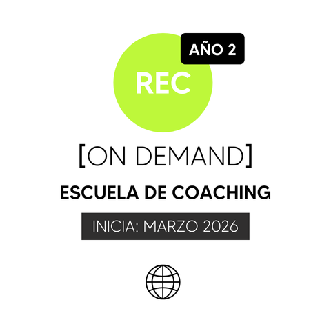 Matrícula Escuela de Coaching | ON DEMAND MARZO 2026 - AÑO 2